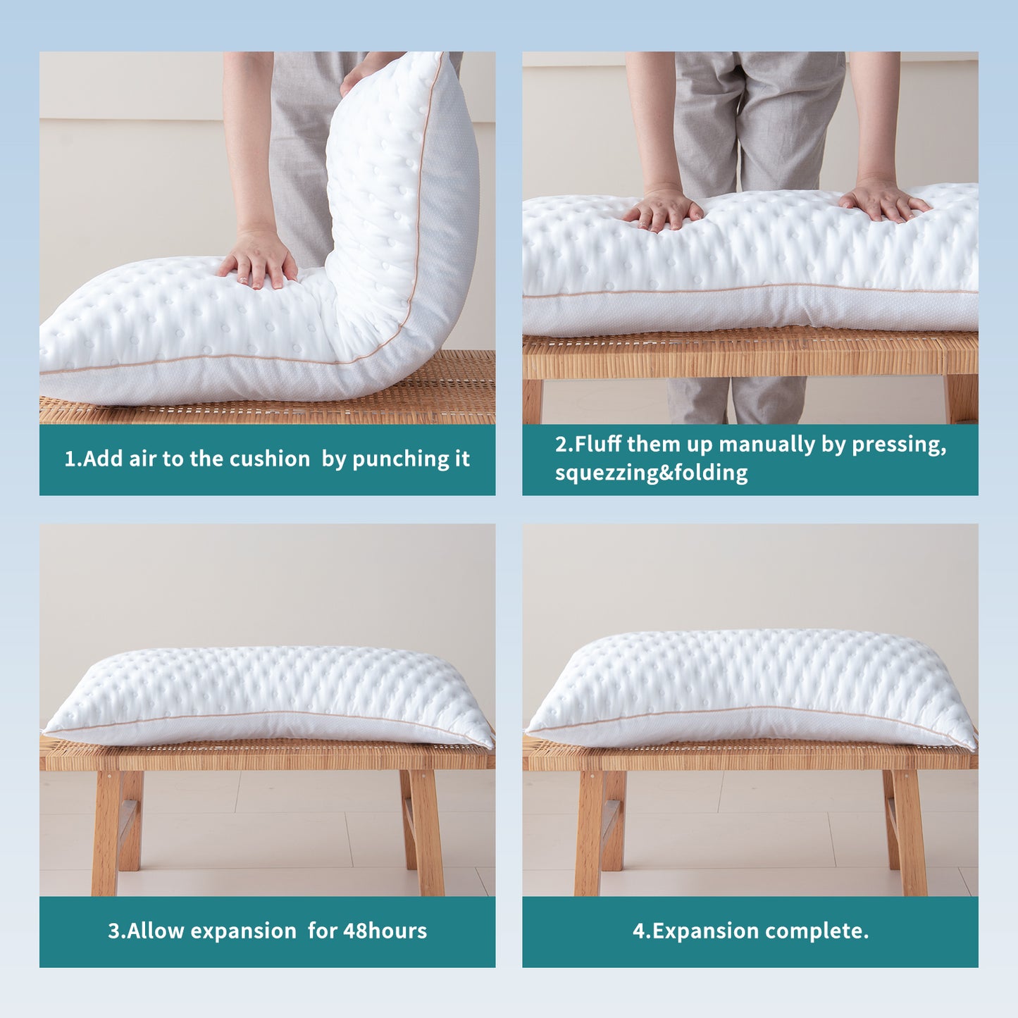 Pillow for Side and Back Sleepers Side