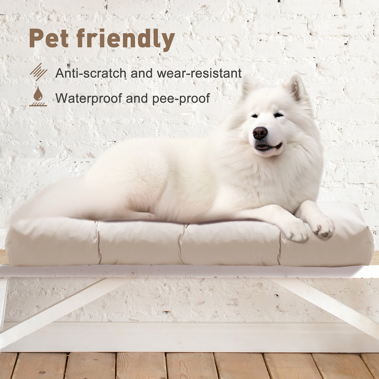 Water-Resistant Bench Cushion