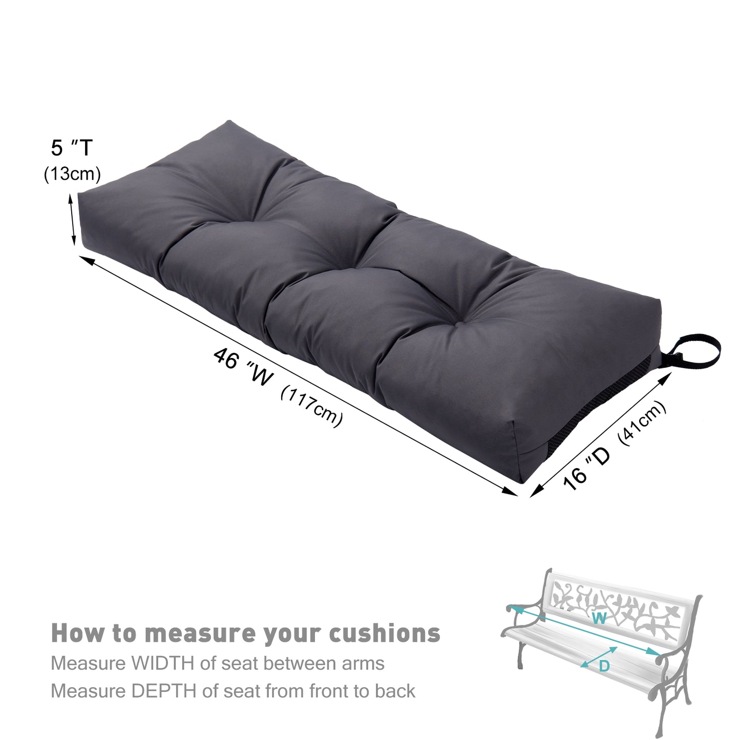 Water-Resistant Bench Cushion